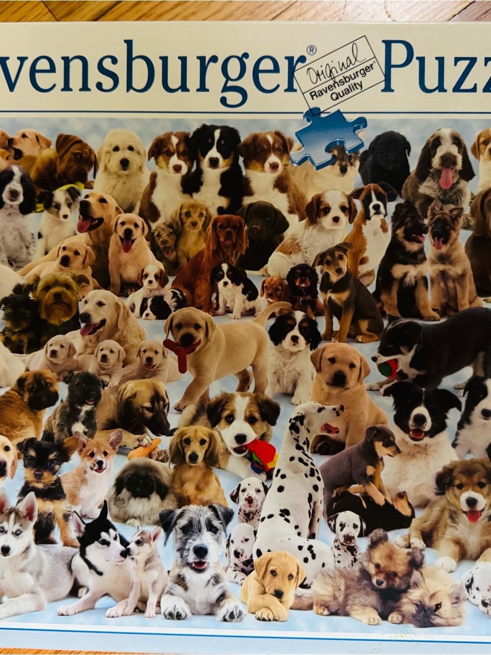 Ravensburger Dog Puzzle, Ravensburger Puzzle, 1,000 piece puzzle, Dog Puzzle